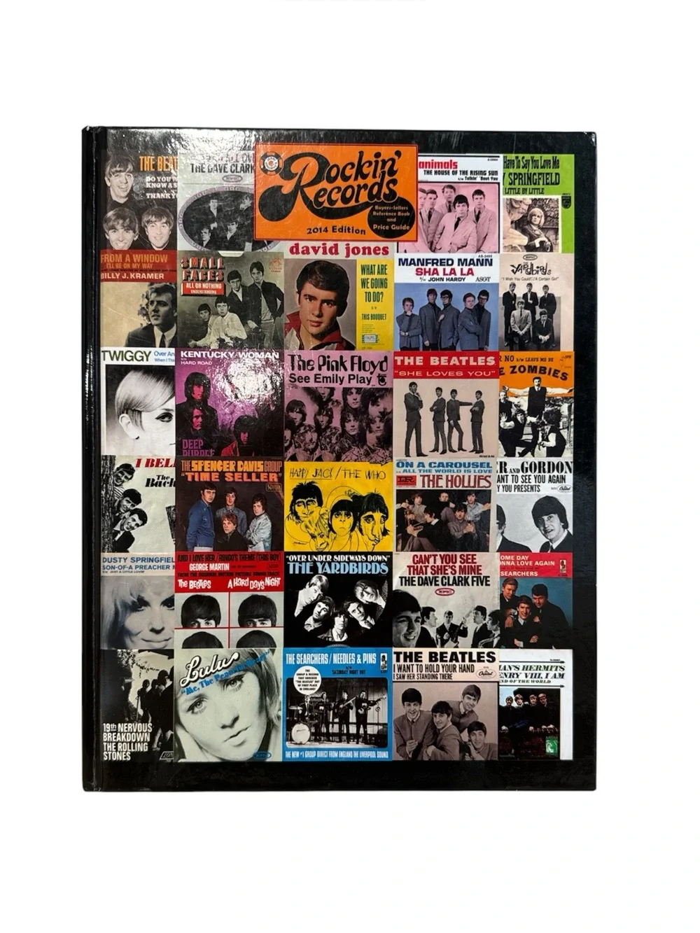 2014 Edition Vinyl Collage Hardcover Notebook - Black EUC